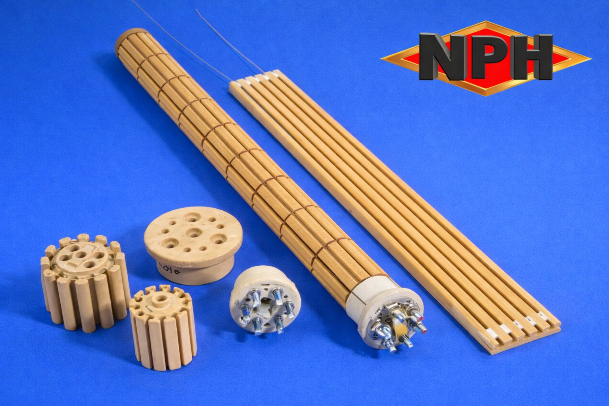 NPH Ceramic Electric Resistance Bobbin Heaters